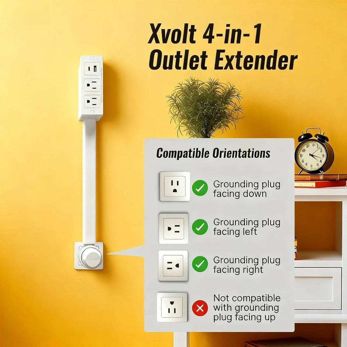 PowerReach 27 Pro Rotating Outlet Extender