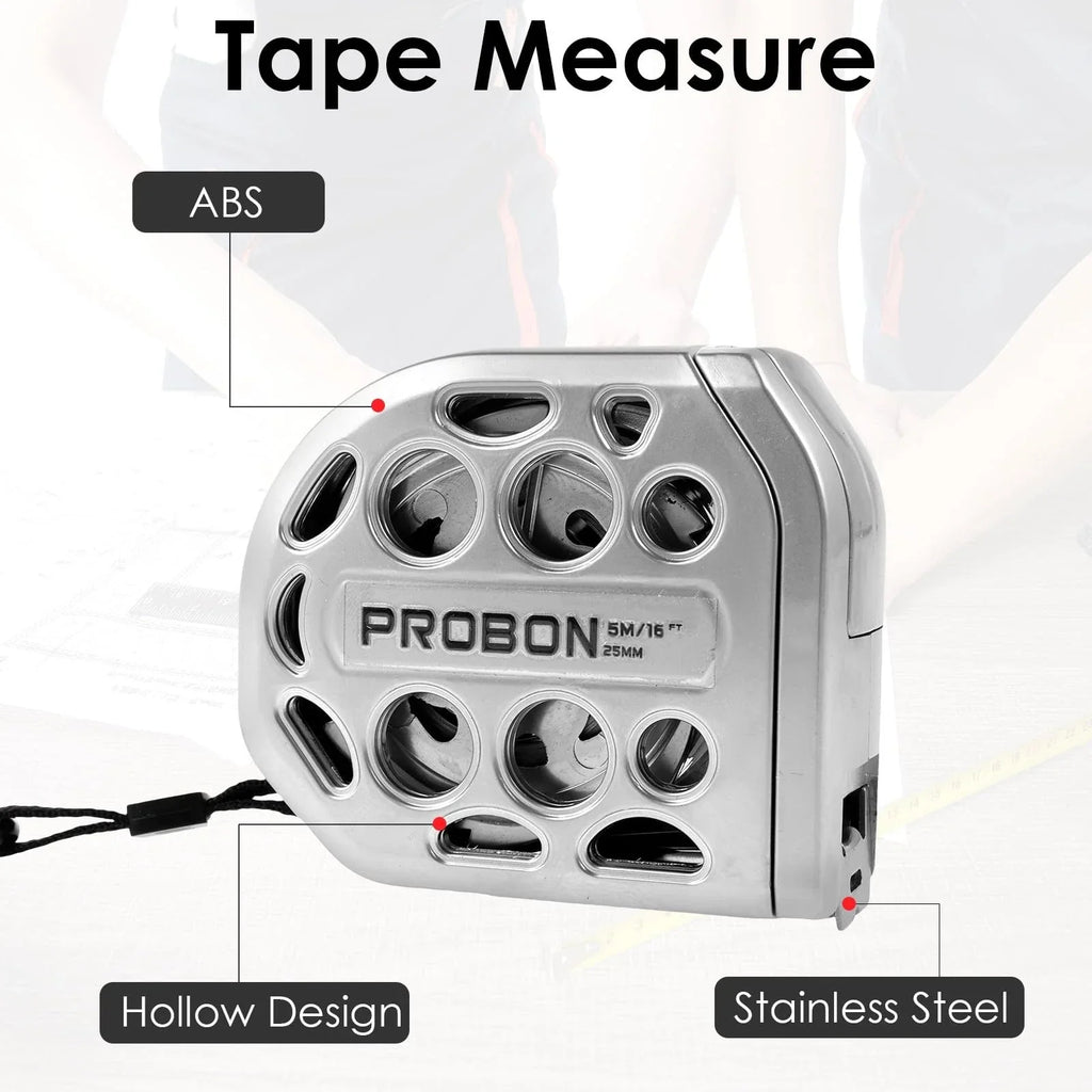 Stainless Steel Tape Measure, Hollow Design, Waterproof, Double-Sided